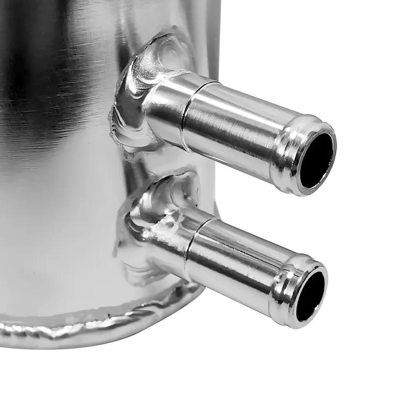 Car Fuel Cell Surge Tank Power Steering Oil Catch Can Tank Universal Racing Power Steering Fluid Reservior Tank High Quality