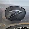 Для Byd M9 2025 Аксессуары Защитная крышка порта зарядки автомобиля Декоративные наклейки на крышку бензобака ABS Стиль под карбон черный