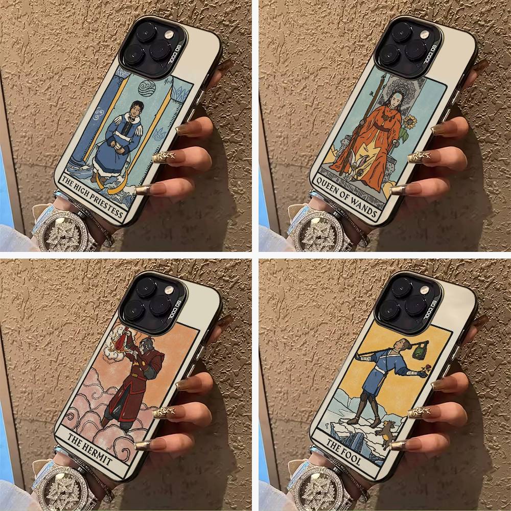 Avatar Tarot Phone Case For IPhone17 16 11 12 13 14 15 16 Pro Max Plus Cover Colored Silver Funda Bumber
