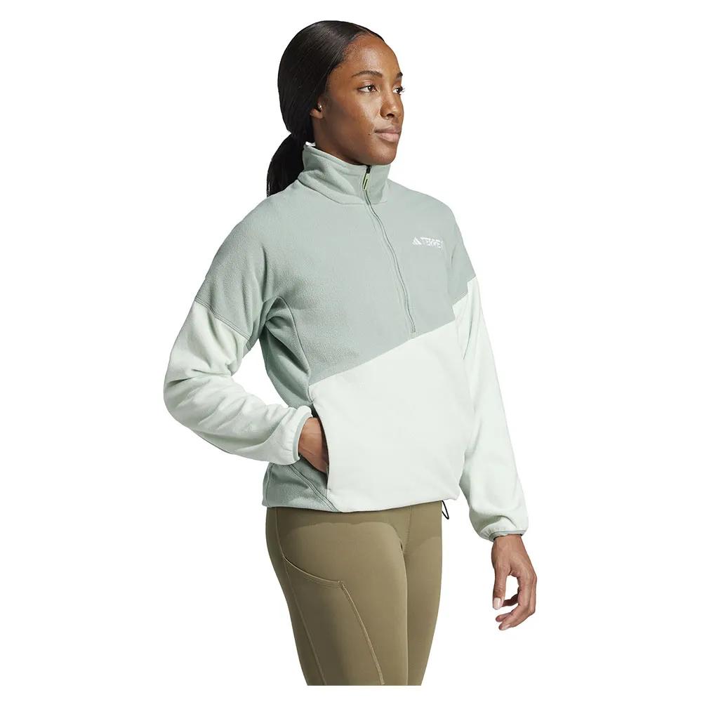 Adidas Флисовая кофта с полумолнией Terrex Multi Climawarm