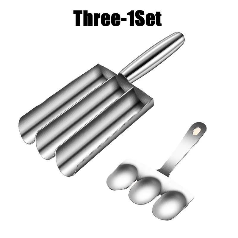 304 Нержавеющая сталь Ложка для фрикаделек Фрикаделькоделатель Форма для фрикаделек Форма для шариков Рыбные шарики Форма для фрикаделек Слайдер из креветок Форма для крокетов Инструмент