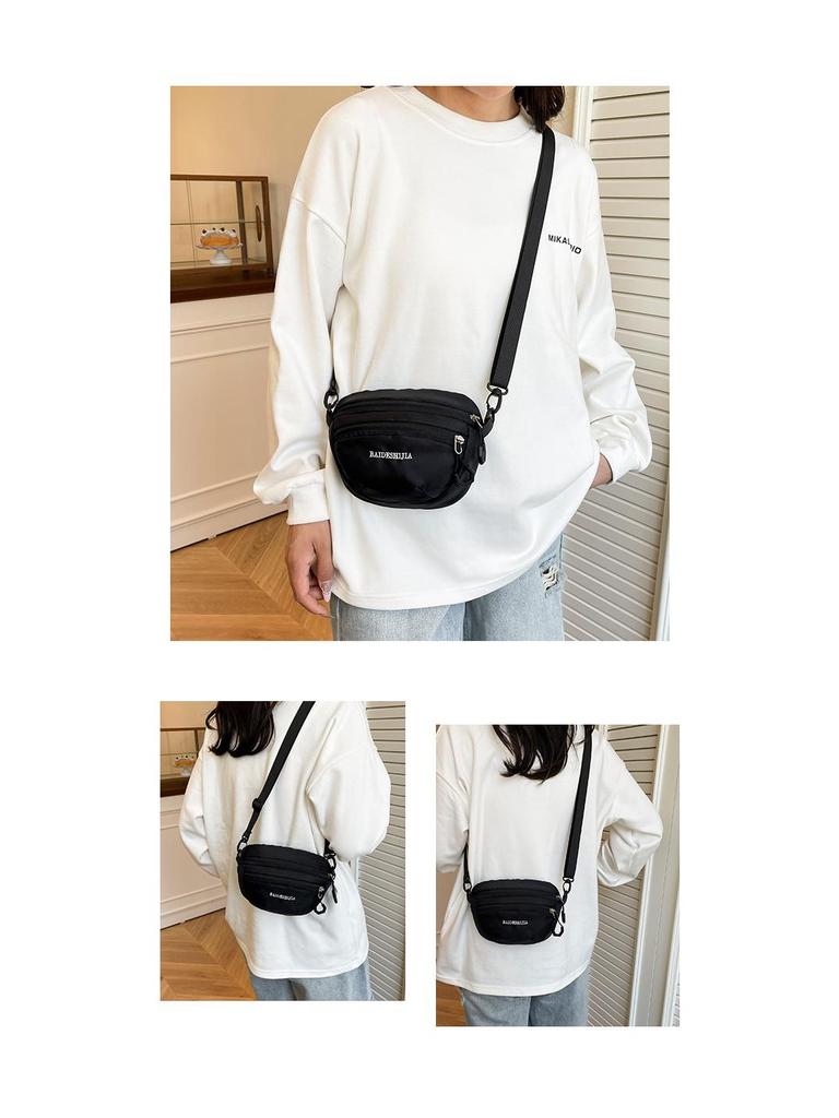 Женская легкая сумка кроссбоди с цветными блоками – Универсальная многослойная спортивная и походная мини-сумка через плечо