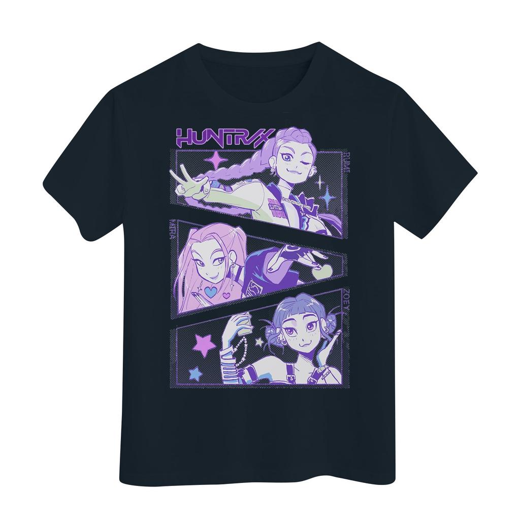 Футболка с короткими рукавами и круглым вырезом для мальчиков и девочек