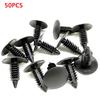 50pcs Universal Plastic Rivet Fastener Clips 7.5mm-6.0mm Hole For Nissan Honda