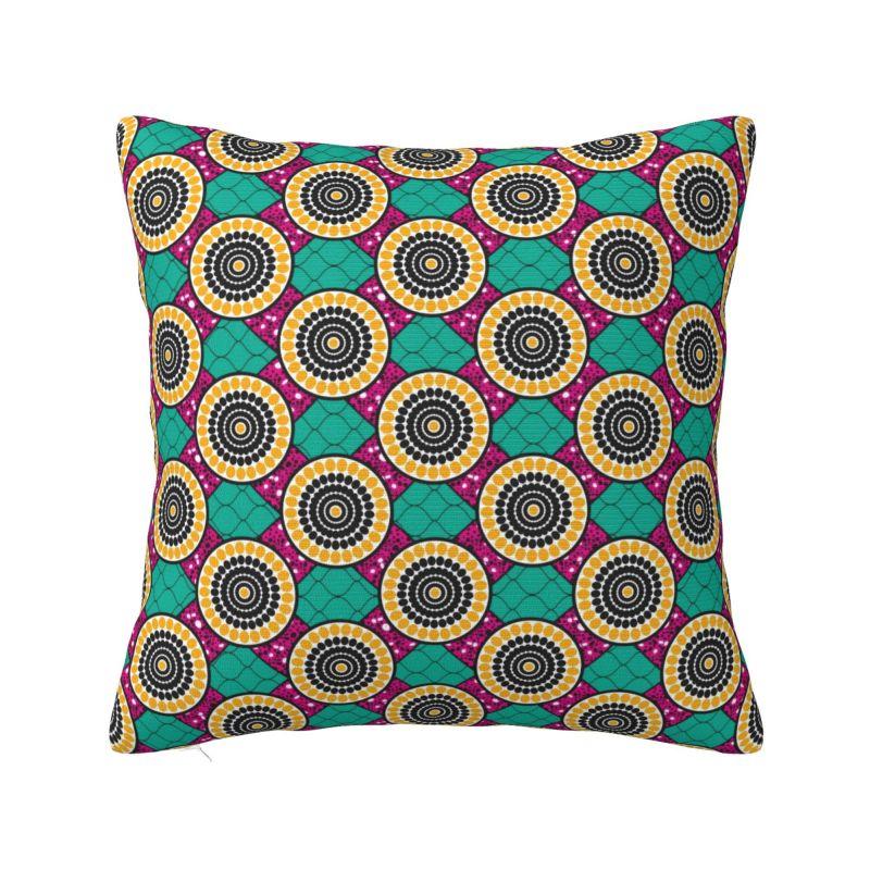 African Ethnic Ankara Style Cushion Cover x cm Polyester Soft Throw Pillow Case For Sofa Seat Decoration Bedding Pillowslip