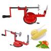 Manual Steel Twisted Potato Slicer Apple Cutter Vegetable Peeler French Fry Corer Wit G8F5