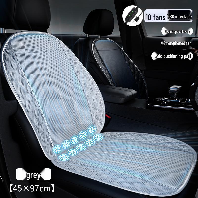 Охлаждающая подушка для сиденья автомобиля с дышащим вентилятором для летней вентиляции и отвода тепла