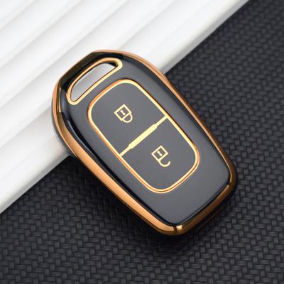 Чехол для ключа автомобиля из ТПУ с 2 3 кнопками, чехол-брелок для Renault Kwid Traffic символ для Dacia Sandero Logan Duster 2016 2017 2018