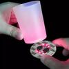 SHOP-STORY - GLASS LIGHT : LED Light-Up Coaster Self-Adhesive Multicolor