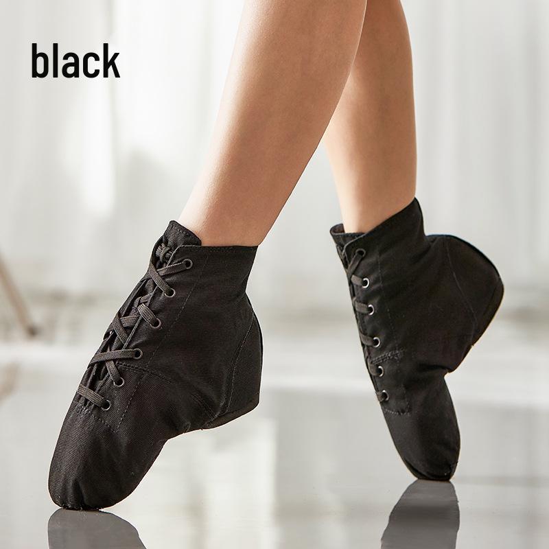 Высокие парусиновые танцевальные туфли для взрослых и детей - Джаз, Йога, Балет