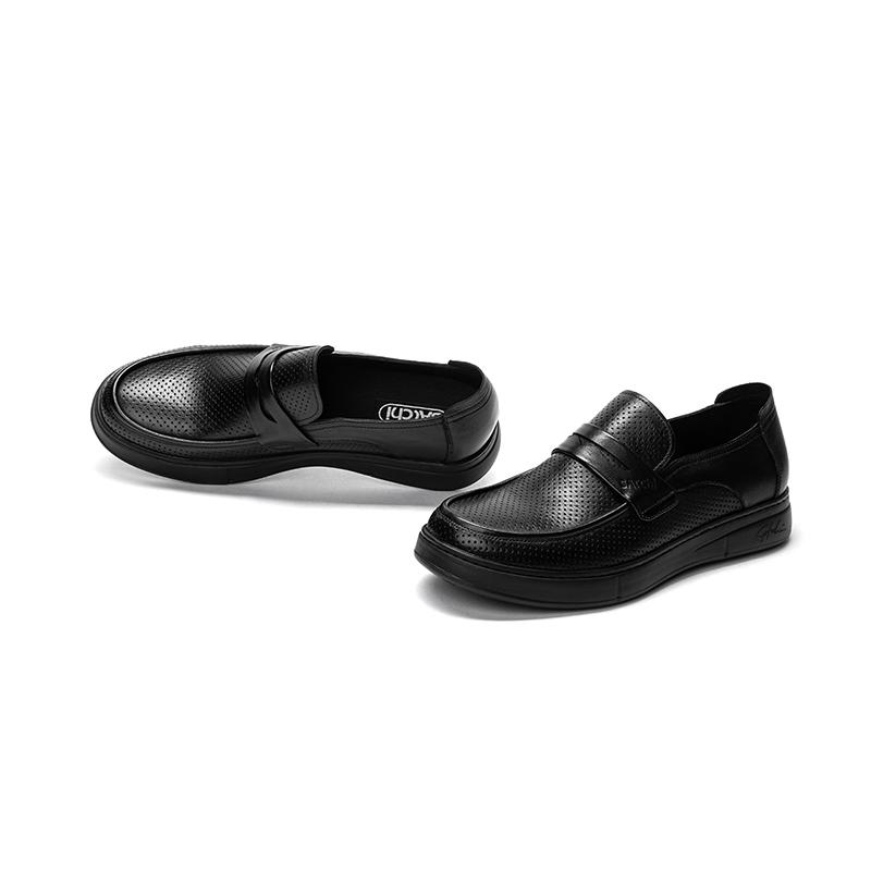 First Layer Cowhide Loafers