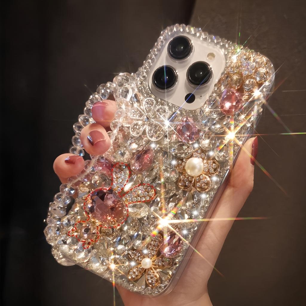 Чехол со стразами и блестками для XiaoMi 15 Ultra 14 Pro 14T 14A Plus 13 Lite 13T 12 12T 12S 12X 5G, блестящая кристаллическая алмазная цветочная крышка