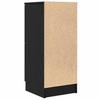 Sideboard 2 pcs Black Oak Effect 30 x 30 x 70 cm