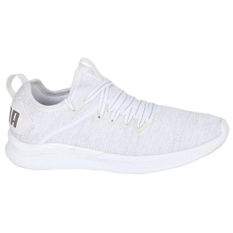 Puma Flash Ignite Evoknit En Pointe Легкие Дышащие Низкие Спортивные Повседневные Кроссовки Женские Кроссовки Белые 190961-02
