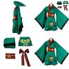 Изысканный зеленый костюм юката кимоно для косплея для поклонников The Legend of Zelda