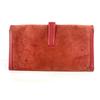 HERMES Bag H logo Jige Elan bag Clutch bag Leather Red