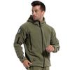 Men's Tactical Fleece Thermal Polar Outerwear Hooded Hiking Outdoor Coat Warm Military Hoodie Jacket