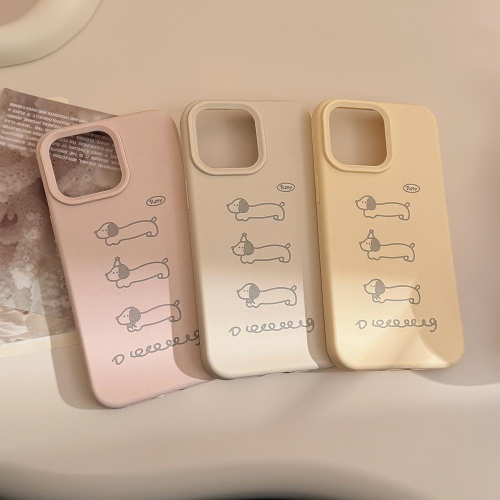 iPhone 16 15 14 Case Compatible and Suitable for 13 12promax Cute Dachshund