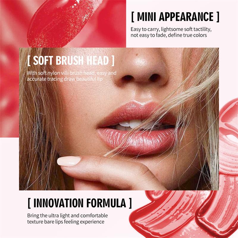 Cartoon Creative Duck 6-piece Set Lip Glaze Velvet Nude Quick Dry Lipstick Water Lasting Waterproof Dye Lip Liquid Sexy Plump Lip Makeup