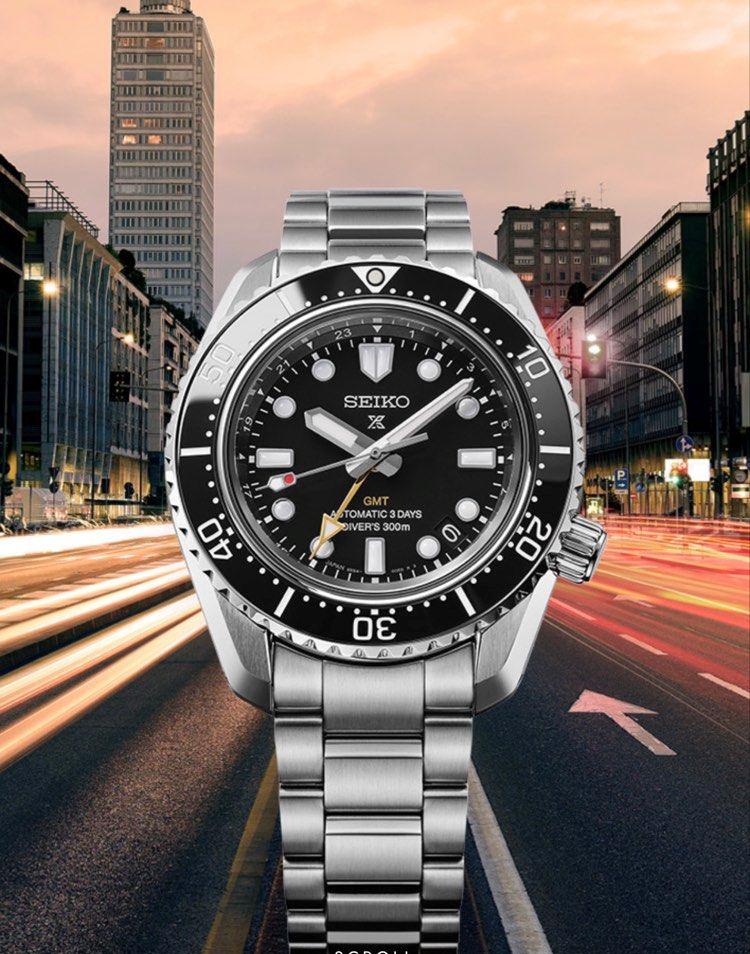 Seiko Prospex Scuba Автоматические Дайверские часы с GMT 300м HBC002J1