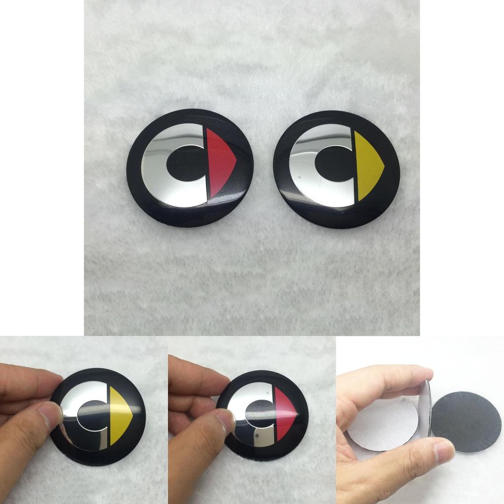 4pcs Car 565mm Styling Aluminum Car Wheel Center Hub Cap Stickers Smart For