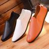 Spring, Summer and Fall Soybean Shoes Men's Casual Leather Shoes Lazy Men's Shoes