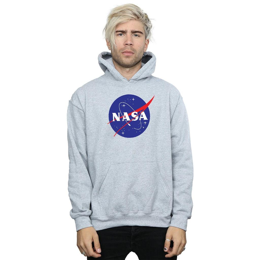 NASA Mens Classic Insignia Logo Hoodie