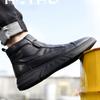 Fashion Classic Men Leather Boots Autumn Comfortable Wear-resistant High Top Casual Shoes Boot British Business Office Ankle Boot Spring