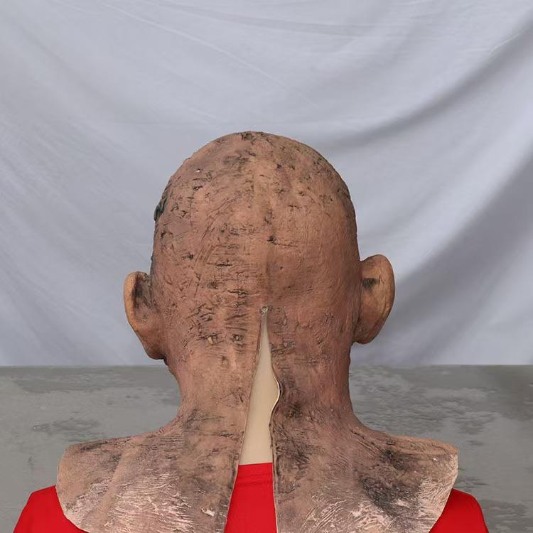 Halloween props, horror zombie masks, zombie headgear, haunted house, escape room, bar, theater, murder mystery decoration