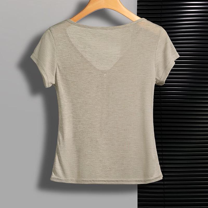Silkbay Women's V-Neck Short Sleeve T-Shirt