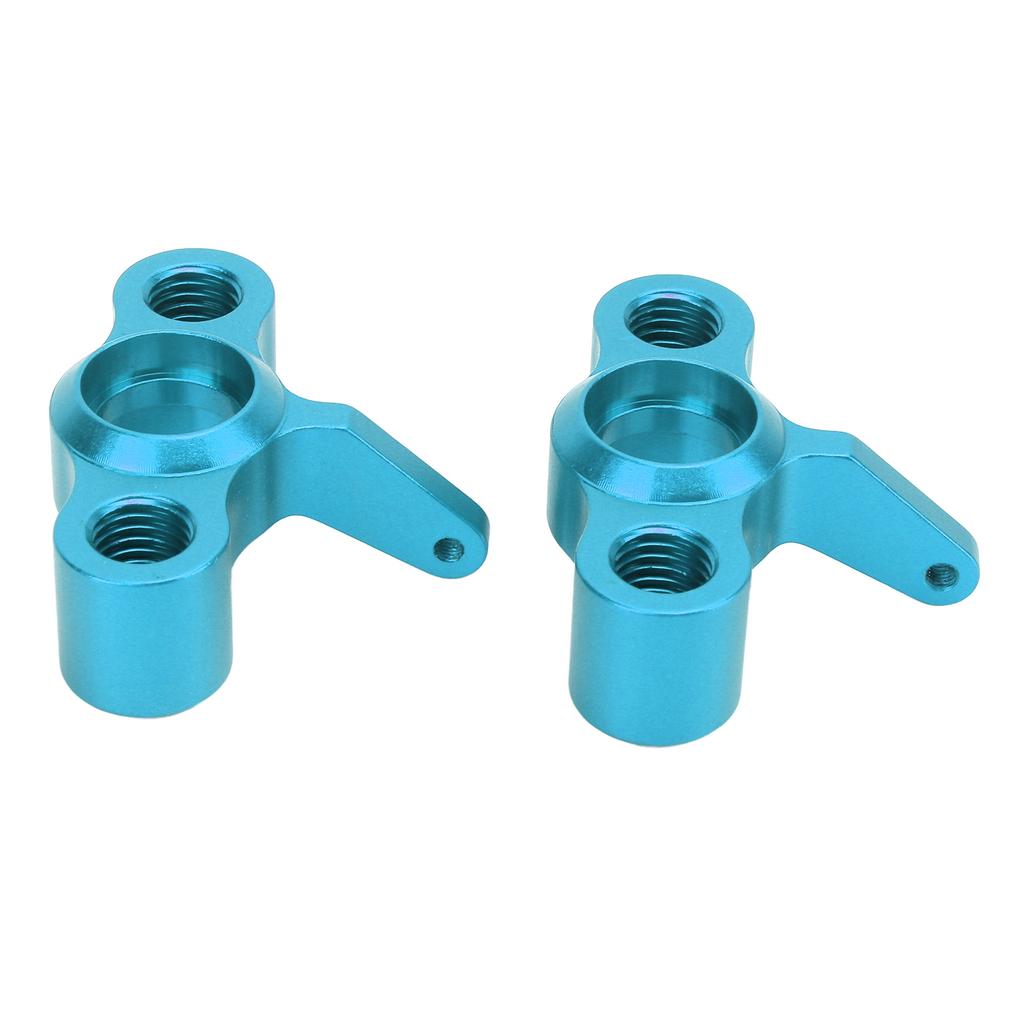 2Pcs RC Metal Steering Knuckles Replacement RC Aluminum Alloy Steering Hub Carrier for JLB 1Celsius10 Truck