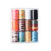 Colorful Small Rolls of Polyester Thread for Sewing Machines  DIY Colorful 402 Sewing Threads 12 Colors In Plastic Case