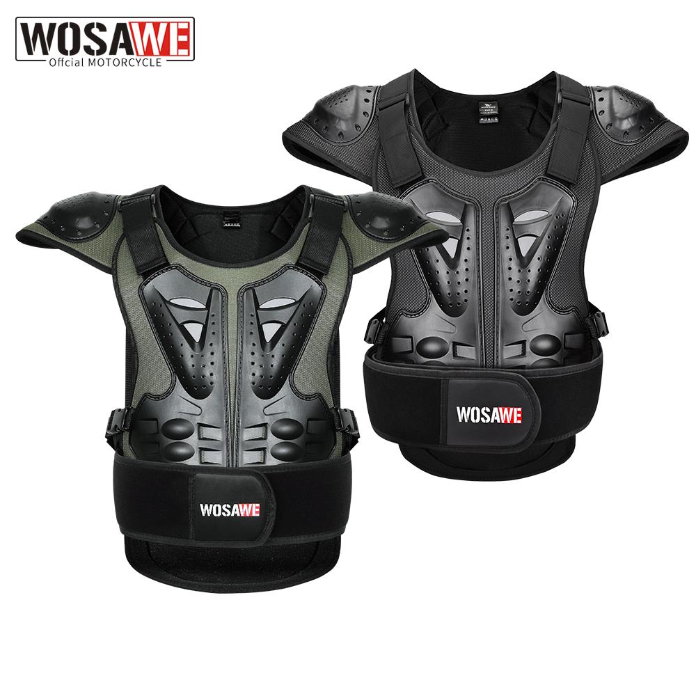 Wosawe Защитный жилет для мотоцикла для взрослых, бронежилет, гоночная куртка для мотокросса, защита спины, защитный жилет для тела Adulit, бронежилет, гоночная куртка для мотокросса
