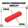 Нетоксичные 17 шт./лот 3006 Толстые 2x10 Строительные блоки Moc Классические аксессуары Совместимые кубики Детские игрушки Подарочная коробка