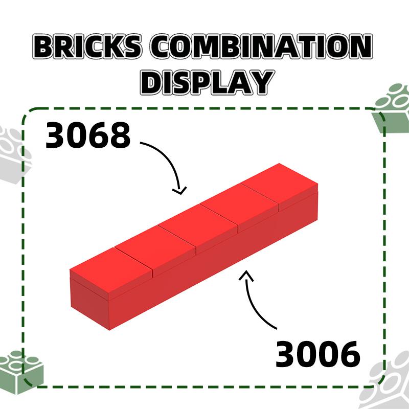 Нетоксичные 17 шт./лот 3006 Толстые 2x10 Строительные блоки Moc Классические аксессуары Совместимые кубики Детские игрушки Подарочная коробка