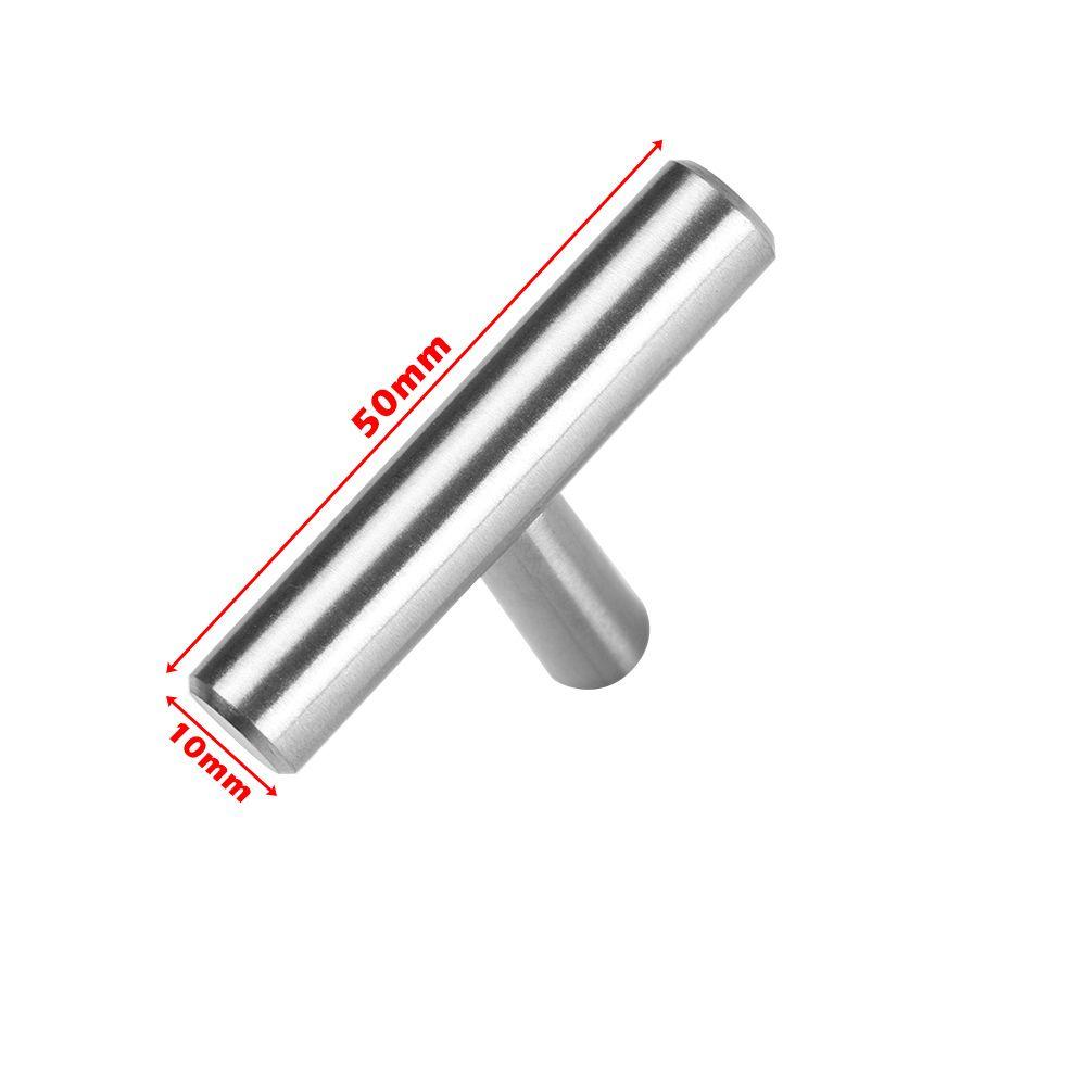 Component Cabinet Handles Hardware Door Knobs Stainless Steel  Knobs Wardrobe Pulls T-Bar Handle