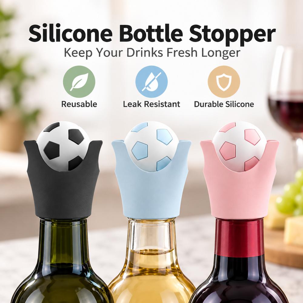 Flexible Wine Bottle Stopper Silicone Reusable Bottle Plug New Bottle Sealer Bar Accessories