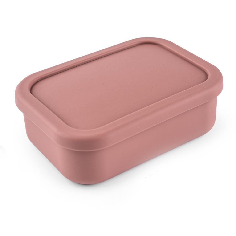 Силиконовый ланч-бокс Bento, портативный многоразовый, с 3 отделениями, пригодный для использования в микроволновой печи, для взрослых и детей