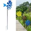 28in Wind Spinner with Metal Garden Stake Pinwheel for Outdoor Garden Decor