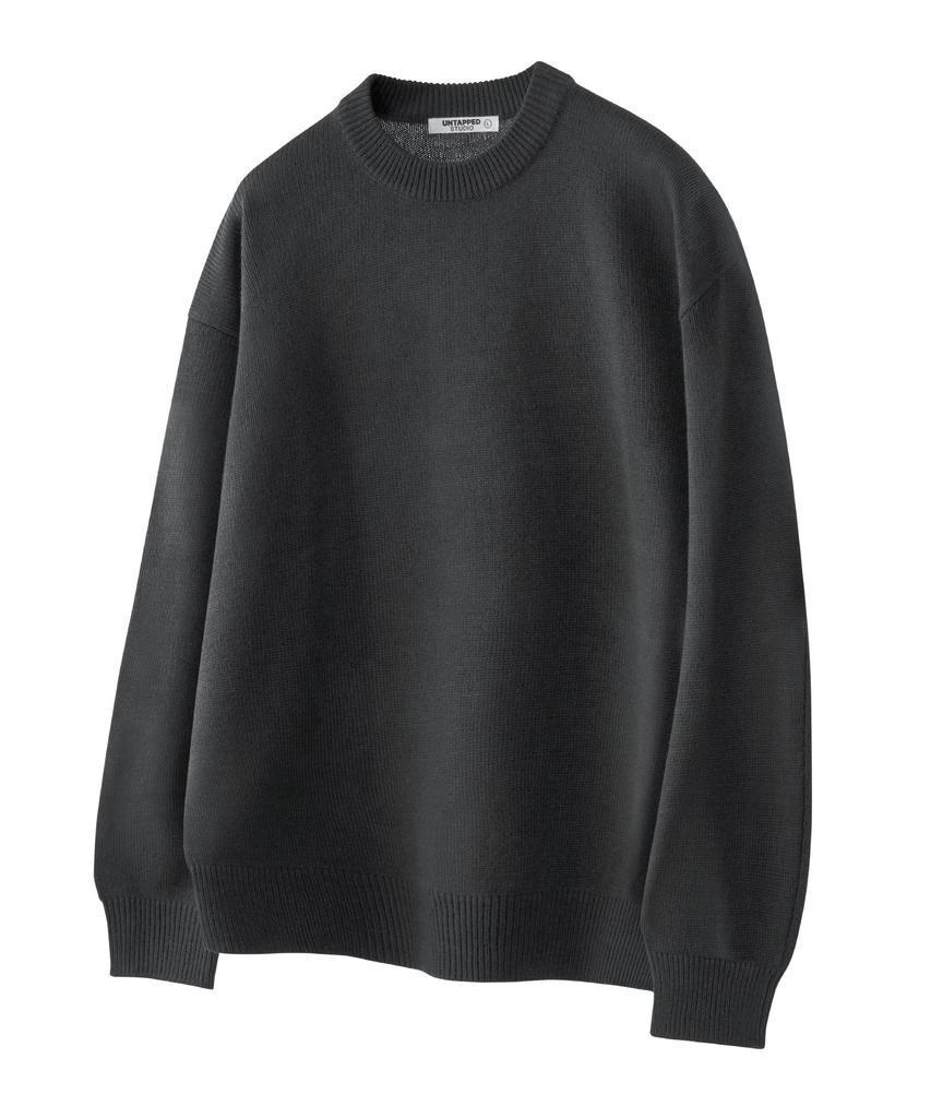 UNTAPPED STUDIO [2Pack] Oversized Hacci Round Knit 6 Colors (Type B)