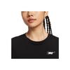 Nike Спортивная одежда Клуб Свободный крой Универсальный Короткий рукав Удобная Майка без рукавов Женские топы Черный HF9532-010