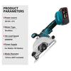 21V 125mm 5 Inch Cordless Portable Electric Saw Adjustable Wood Cuttiing Machine Brushless Electric Circular Saw