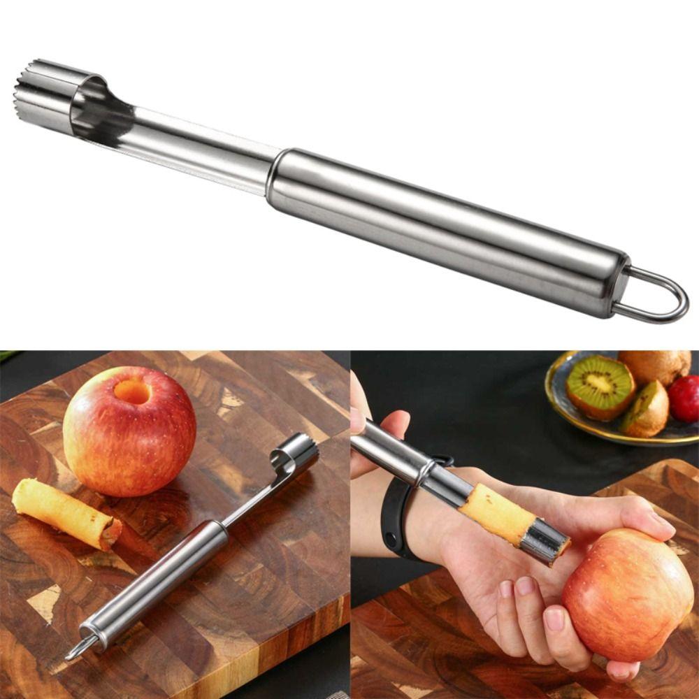 Stainless Steel Fruit Corer Silver Pear Corer Vegetable Tool Core Remover  Kitchen
