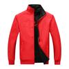 Двусторонняя мужская куртка с воротником-стойкой, весна, осень, зима, повседневная спортивная тонкая, свободная ветрозащитная и дышащая мужская куртка
