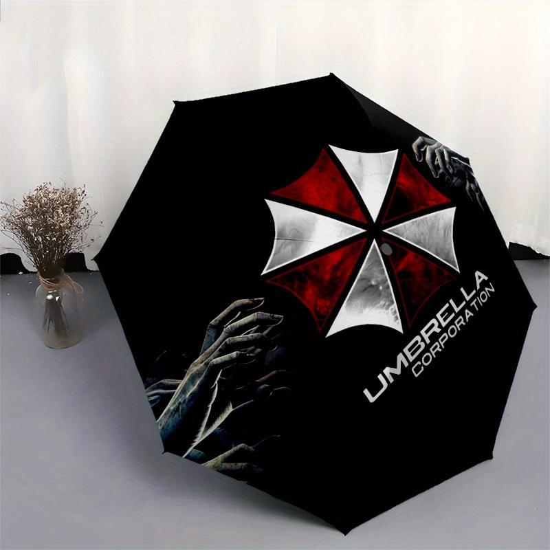 Наклейка с логотипом корпорации Umbrella - Официальный лицензионный товарКомпактный складной зонт-трость Umbrella 3-слойный для мужчин и женщин Подарок