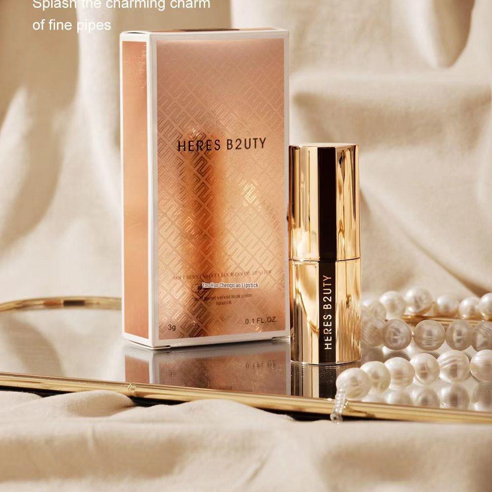 Huris Soft Focus Velvet Lipstick – Матовая, Не сушит, Не липкая, Идеально для вечеринок