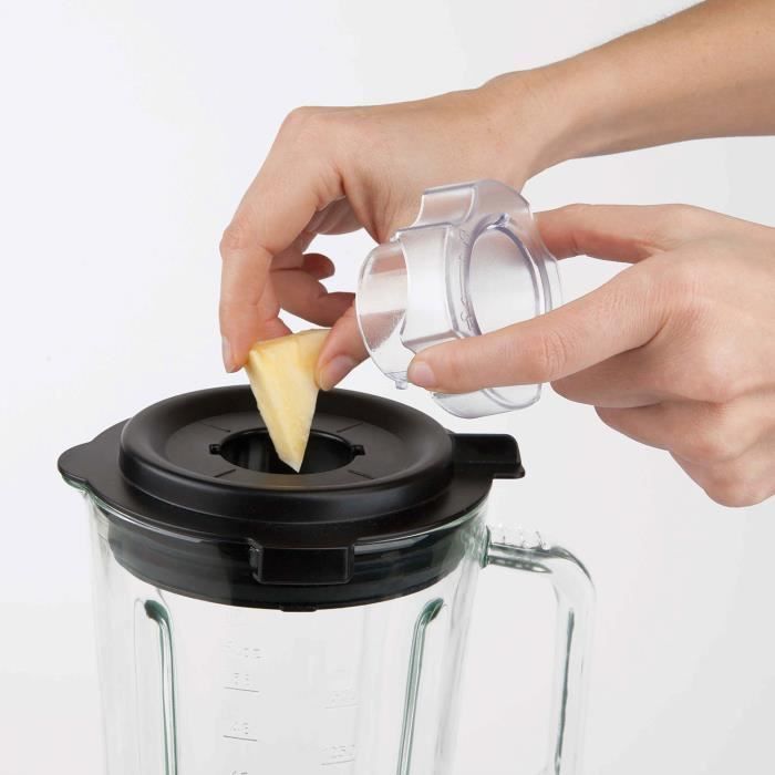 Блендер BLACK+DECKER BXJB1200E мощностью 1200 Вт, 3 программы + регулируемые скорости, чаша 1,5 л, 6 лезвий из нержавеющей стали, нескользящая основа