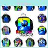 Изотермическая сумка для ланча Roblox Rainbow Friends для детей, водонепроницаемая и большой вместимости