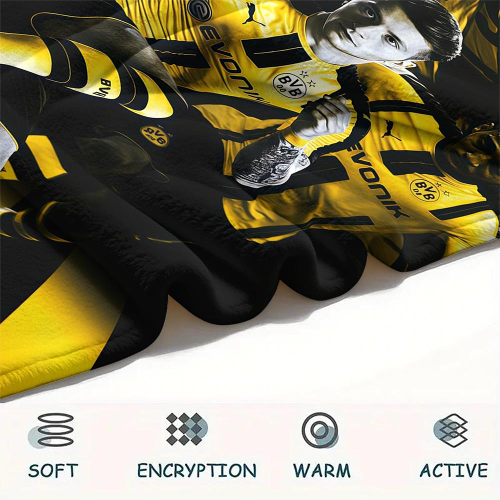 BVB Print FlAannel Blanket, High quality Comfortable for All Seasons, Home Decor, Warmth and Comfort