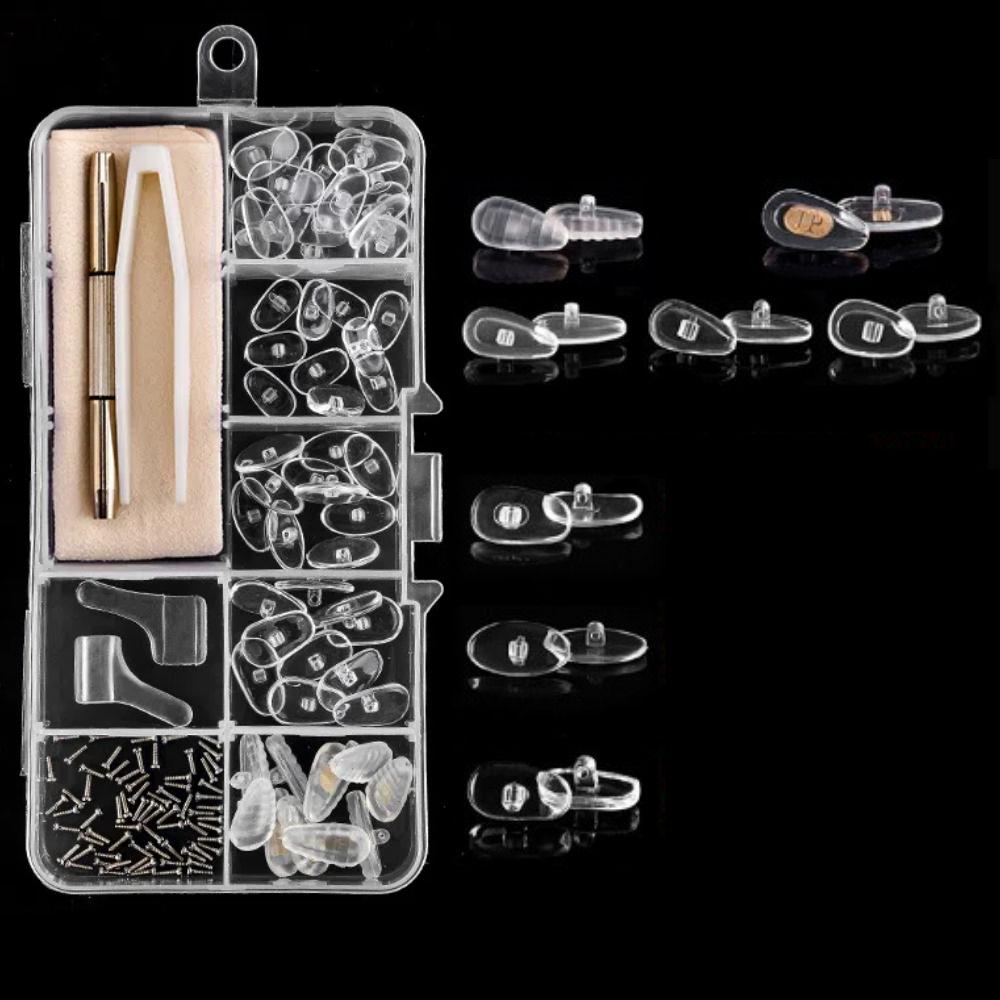 Antiskid Precision Screw Sets Silicone Glasses Repair Tools Eyeglass Repair Kit  Repair Accessories